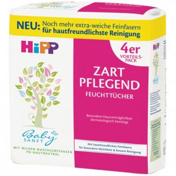 Hipp Baby Soft DA90000 - Toallitas húmedas, color blanco, conjunto de 3