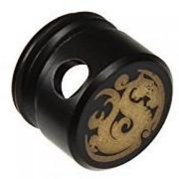 Bitspower G1/4' Carbon Black Anti‑Cyclone Adapter