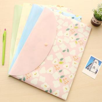 A4 Transparent Floral Envelope