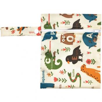 Bolsa de Viaje Húmeda Reutilizable para Almohadillas Menstruales 16x20cm