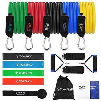 Bande Elastiche Tomsho 17c Pesi per Caviglia con Custodia di Viaggio