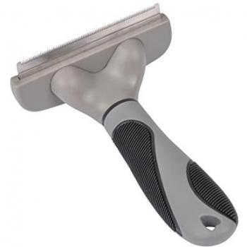 Brosse pour Chien & Chat Sous Poils 16cm Gris