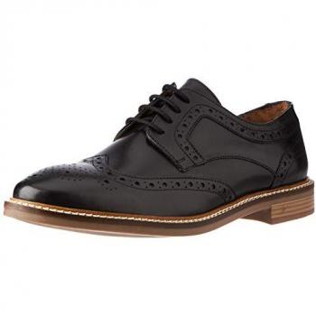 Hush Puppies Bryson Men's Black Leather Brogues