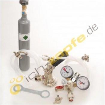 Kit d’accessoires brassicole – Tuyau 10 mm + CO₂ 0,5 kg, couleur grise