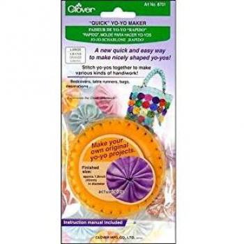Clover Fast Yo-Yo Fabric Maker - Large - 8701