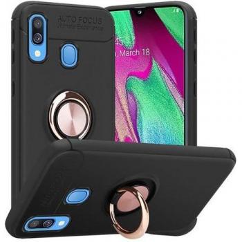 Cover protettiva Galaxy A40 con anello focus in silicone