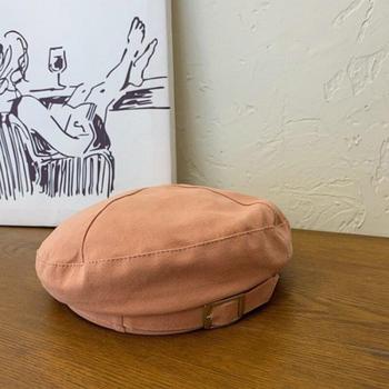 Foux Ladies Leather Newsboy Cap