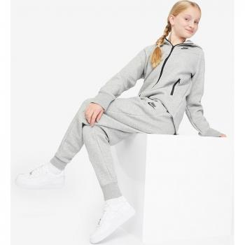 Sudadera con capucha y cremallera completa Nike Tech Fleece para niña