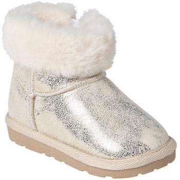VERTBAUDET Water-Repellent Baby Boots with Zip in Beige