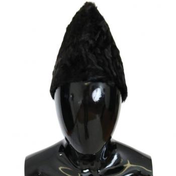 Black Xiangao Lamb Fur Beanie