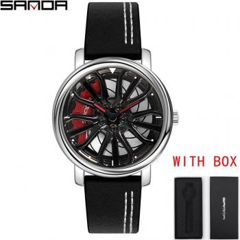 360 Degree Car Wheel Quartz Watch for Men