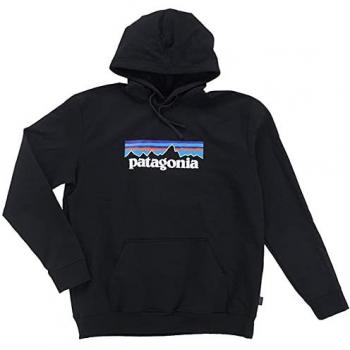Sudadera con capucha Patagonia P-6 Logo Uprisal color negro - M