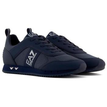 EA7 Unisex Schwarz-Weiß-Carbon – Größe 40 2/3 (Schnürsenkel, lässig)