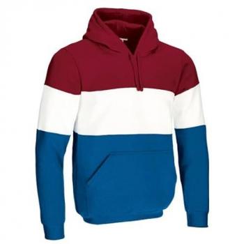 Capucha Triple Color Polo Felpa 100 % Poliéster Valento