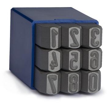 Chiffres à frapper universels 12mm