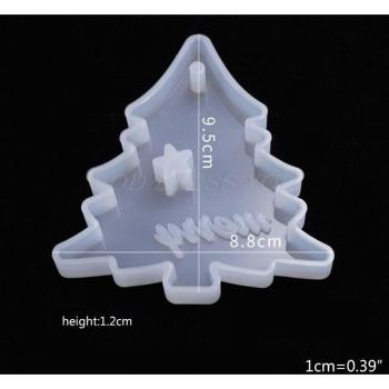 Christmas Tree Elk Pendant Resin Silicone Mould