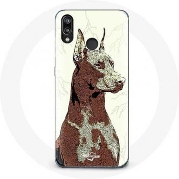 Coque de protection Huawei P20 Lite Doberman