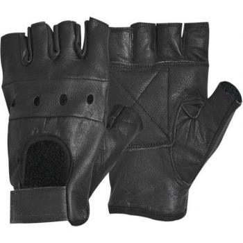 Halb-Finger Lederhandschuhe für Sport und Freizeit