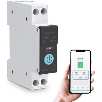 Commutateur Rail Din 3M – Disjoncteur intelligent avec télécommande sans fil