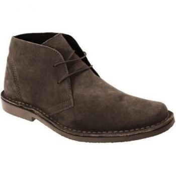 Roamers Men’s Real Suede Classic Desert Boots – 8 UK Sand