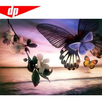 Komplettes 5D-Diamantgemälde Schmetterling – Rundkreuzstich 20 × 30 cm