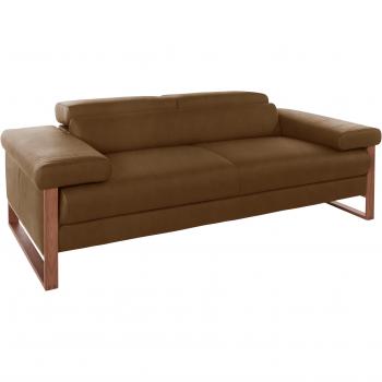 2-Sitzer finn von W.SCHILLIG mit Nussbaumgestell