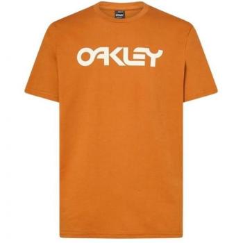 Oakley Mark II T-Shirt Herren kurzarm orange mit weißem Logo