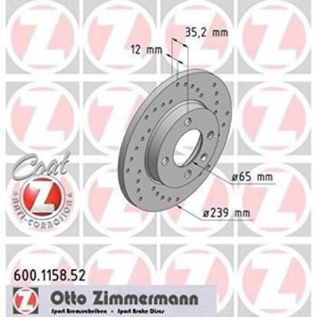 ZIMMERMANN Sportbremsscheiben voll vorne Audi Seat VW