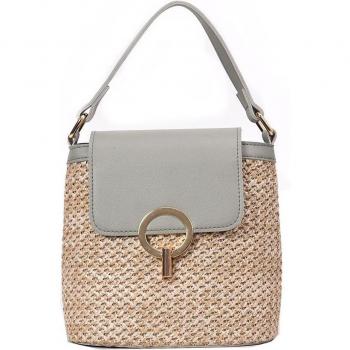 Bolso de Cubo Paja Chic