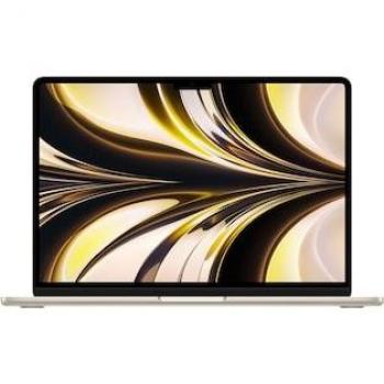 Apple MacBook Air 13 (2022) Polarstern M2 Chip mit 8-Core CPU und 10-Core GPU und-16 Core Neural Engine 256GB Deutsch 35W Dual USB-C Port Power Adapter 8 GB