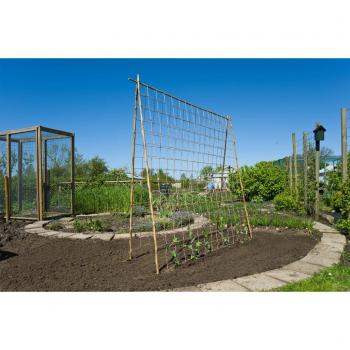 Nature Malla de yute natural para plantas enredaderas 1x3 m