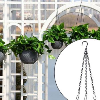 Hanging Plant Basket with Chain 40cm