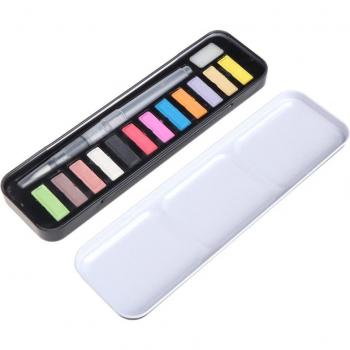 Ensemble de peinture aquarelle 12/18/24 avec accessoires de dessin