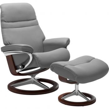 Stressless® Sessel Sunrise in grau mit Drehfunktion