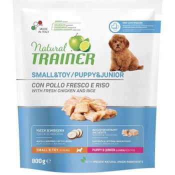 Trainer Dog Natural Small and Toy Puppy e Junior Pollo Fresco gr 800
