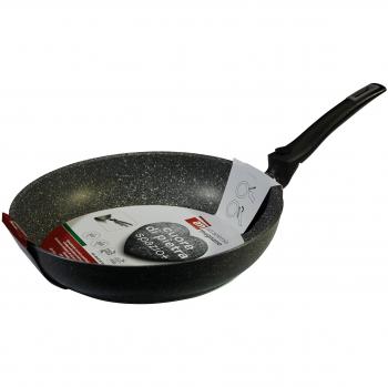 Grüne Pfanne „Spazio“ – Accademia Mugnano CPPDL28S, Aluminium, Grau, 28 × 28 × 5 cm
