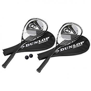 Dunlop BIOTEC - Zestaw do squasha z rakietami i piłkami