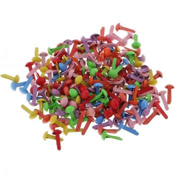 Brads Mini Métalliques pour Scrapbooking – Pack de 100