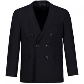 Giacca da uomo blu JP1880 taglia 64 in poliestere e lana