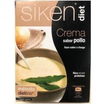 Siken Diet Crema De Pollo 7 Sobres