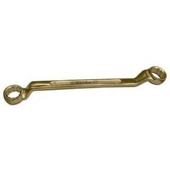 EGA Master Non-Sparking Double Offset Ring Wrench Set (9-10mm, Al-Bron) - 3 Pieces