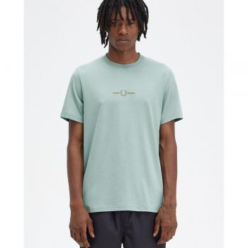 Camiseta Fred Perry Hombre manga corta cuello redondo