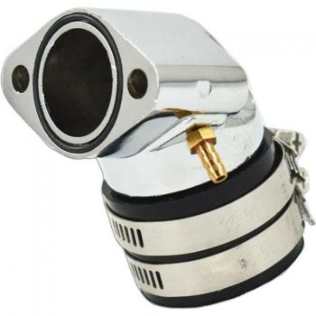 Abgewinkelter Aluminium Einlassadapter für GY6