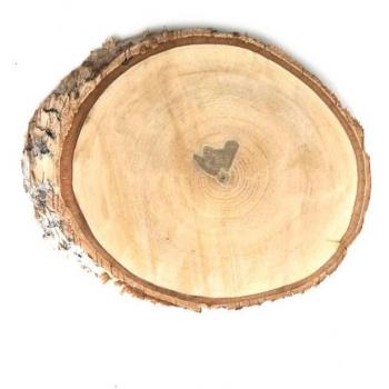 Country‑Style Brown Mica Stump