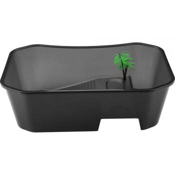 Pecera de plástico para reptiles con calentador 40x23x13cm
