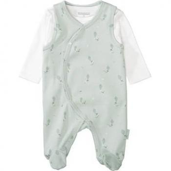 Pagliaccetto Verde con Camicia Fantasia Ghiaccio STACCATO