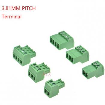 5SETS Solderless Docking Type 15EDGRK Screw Terminal Block Connector 3.81MM Pitch