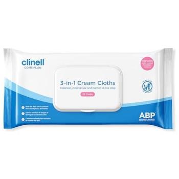 Clinell Contiplan 3‑in‑1 Continence Care Wipes – 25 Unit Set (CON25)
