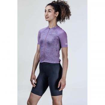 Maglia X-Bionic Corefusion Endurance Merino manica corta viola donna - XS