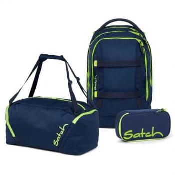 Schulrucksack-Set PACK Toxic Yellow 3‑teilig, Kollektion 2025